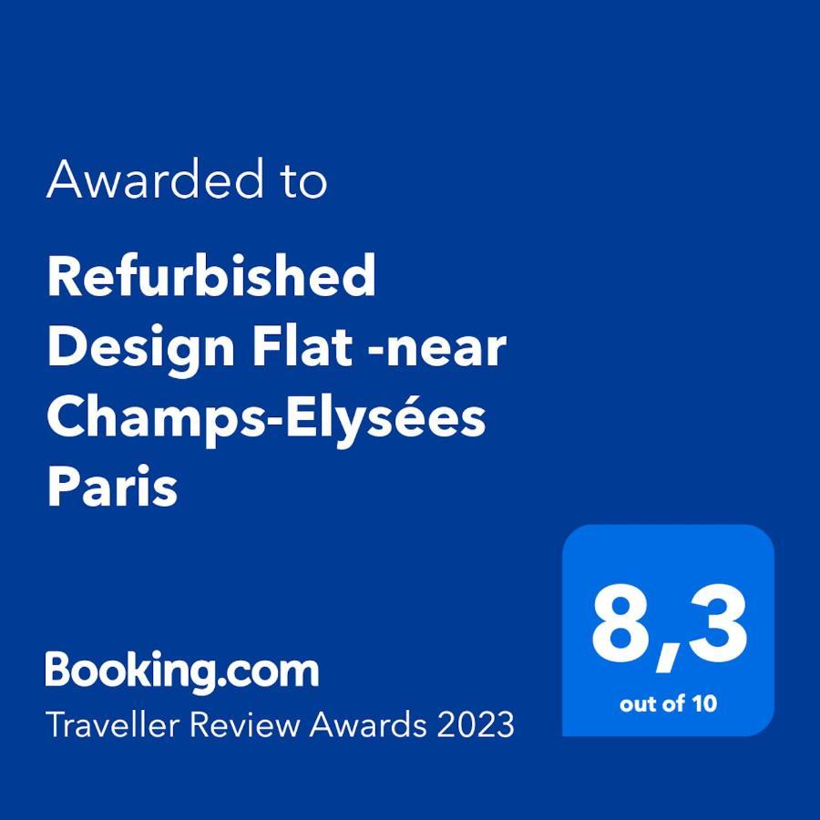 Refurbished Design Flat -Near Champs-Elysees Paris Eksteriør billede